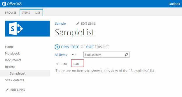 created a custom column in List successfully